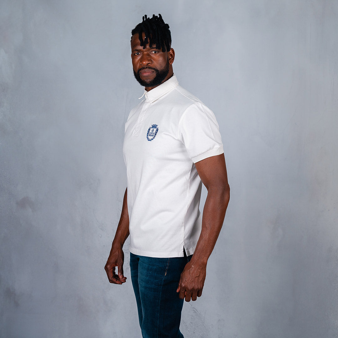 Elite Rugby Polo Off White