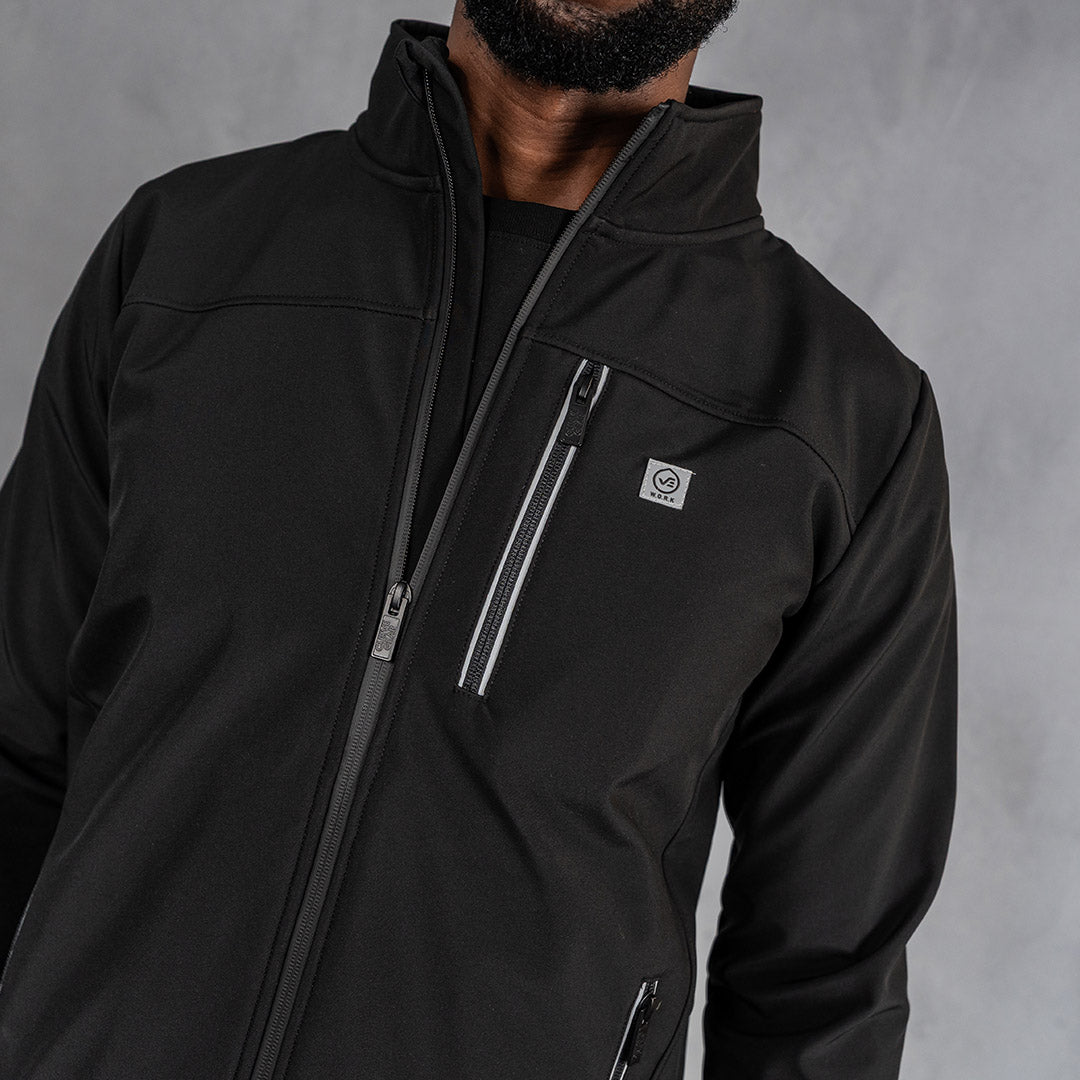 W.O.R.K Softshell Jacket Black
