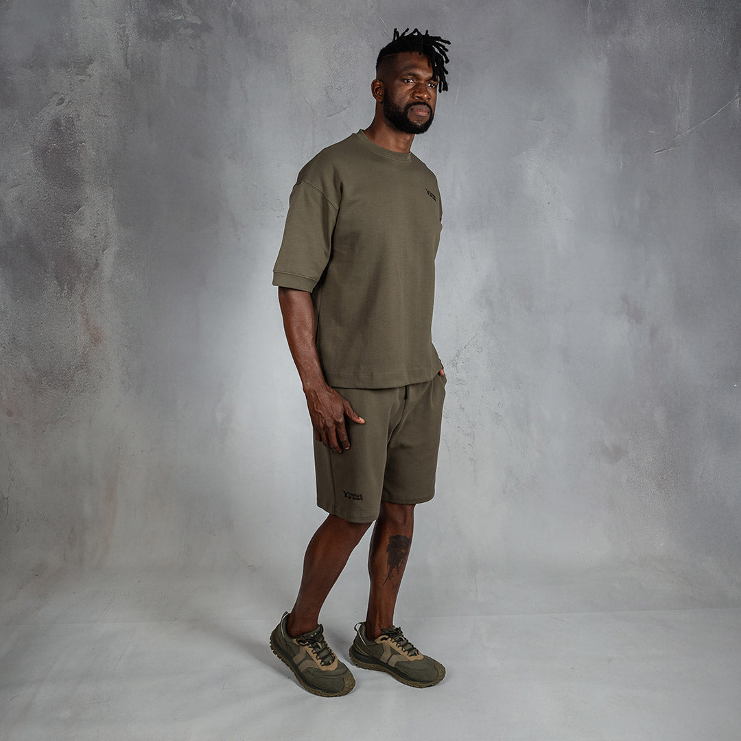 COB Boxy T-Shirt Olive