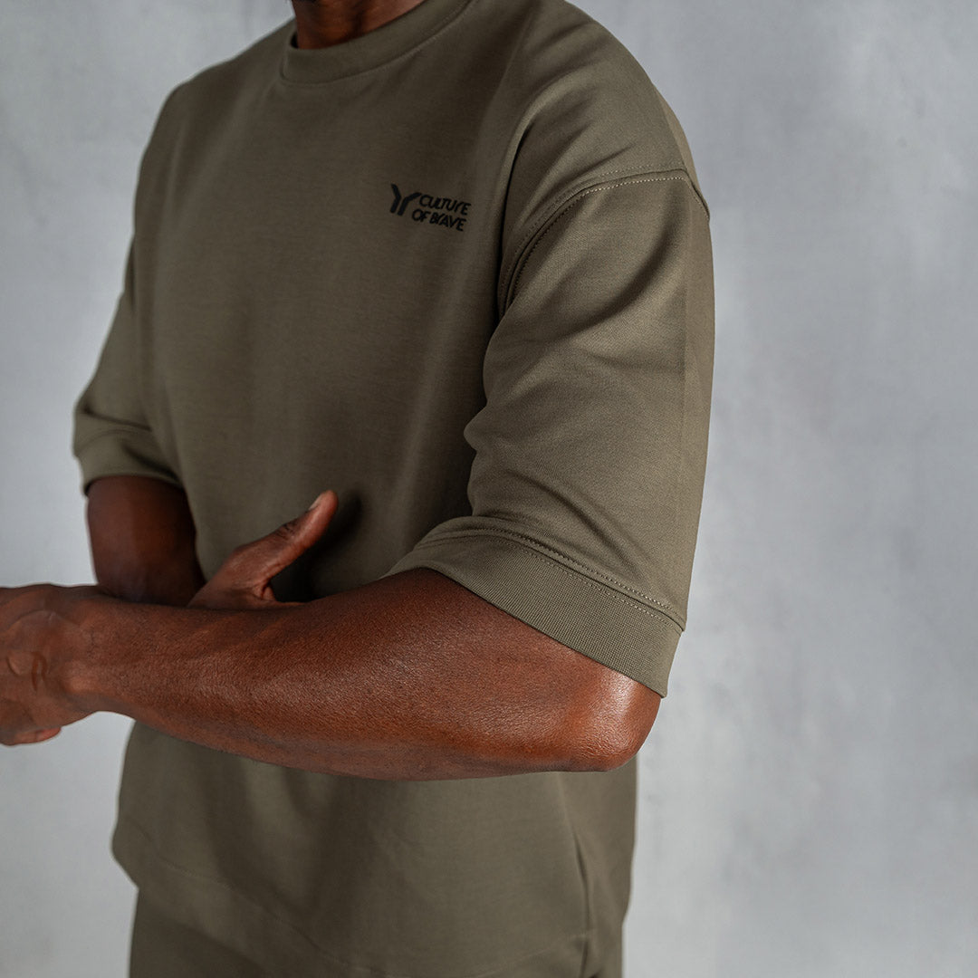 COB Boxy T-Shirt Olive