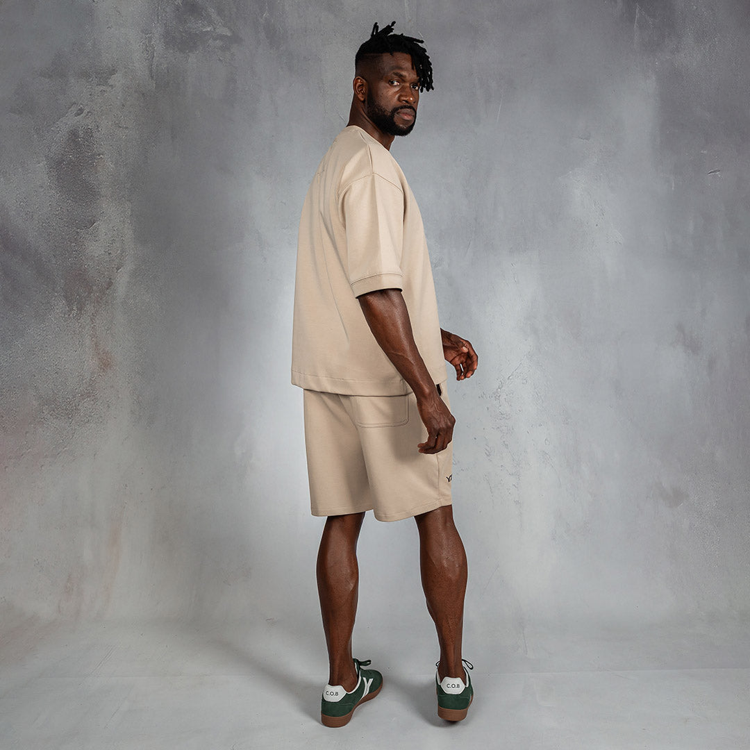 COB Boxy T-Shirt Light Stone