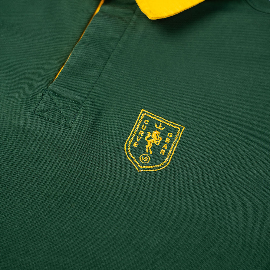 Elite Rugby Polo Bottle Green