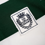 Elite Rugby Polo Bottle Green & Off White