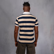 Elite Rugby Polo Navy & Cream