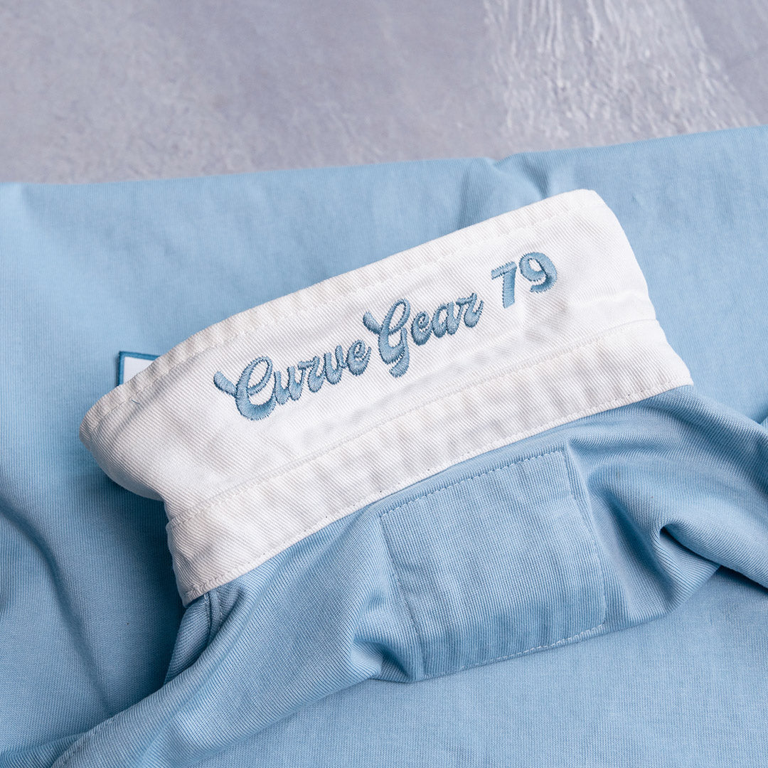 Elite Rugby Polo Light Blue