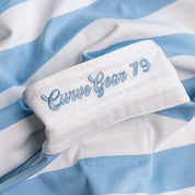 Elite Rugby Polo Light Blue & Off White