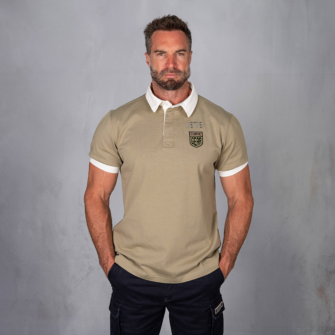 Elite Rugby Polo Light Olive