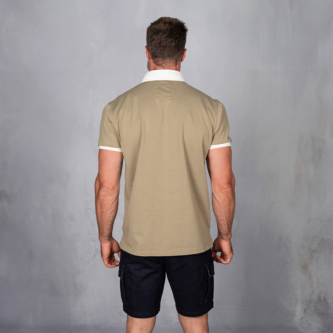 Elite Rugby Polo Light Olive