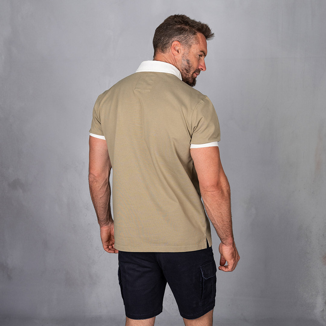 Elite Rugby Polo Light Olive