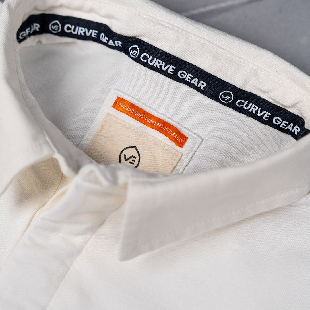 Elite Rugby Polo Off White