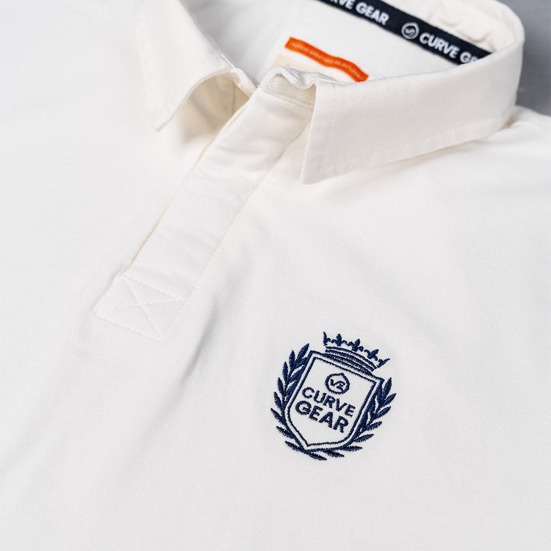 Elite Rugby Polo Off White
