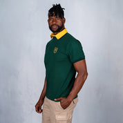 Elite Rugby Polo Bottle Green