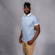 Elite Rugby Polo Light Blue