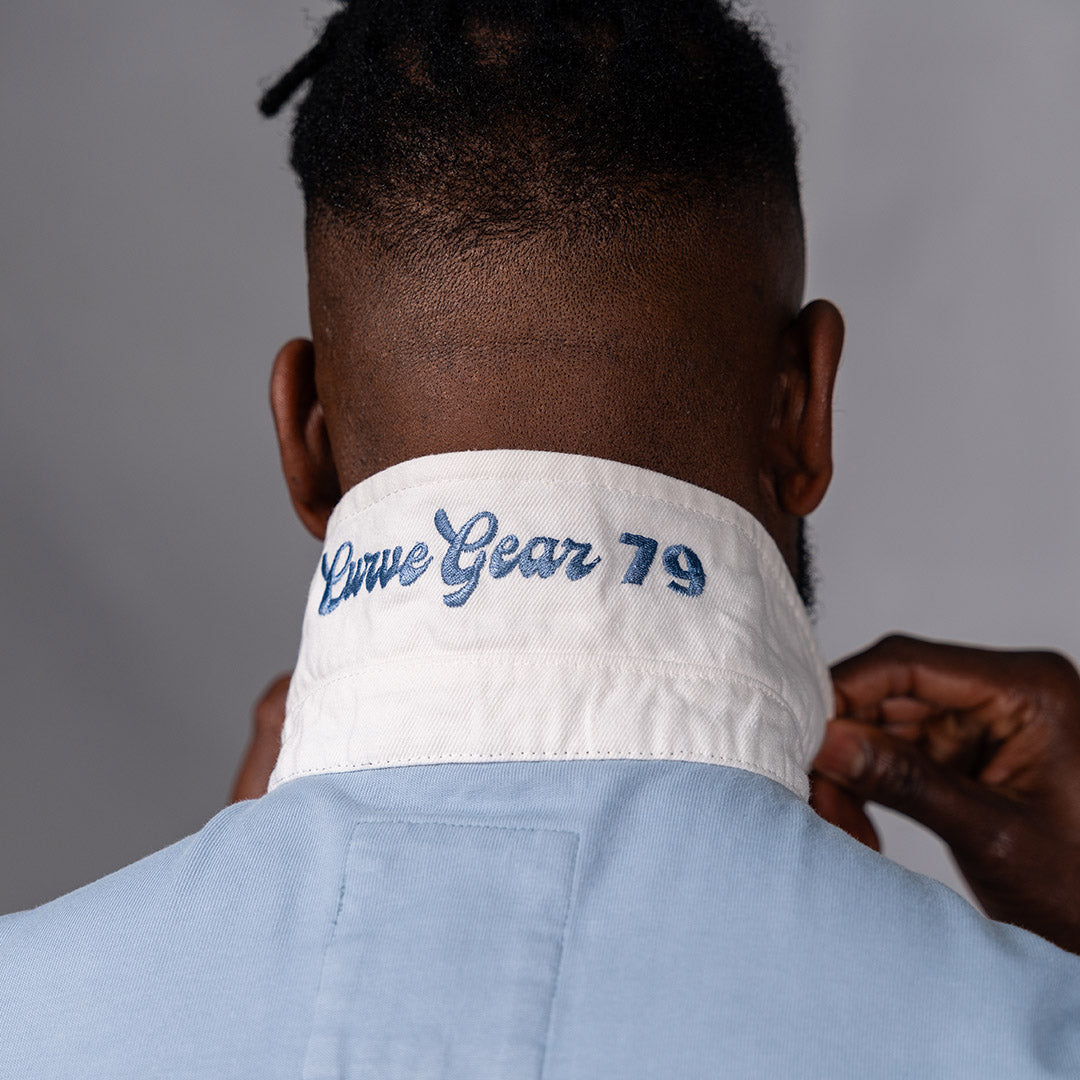 Elite Rugby Polo Light Blue