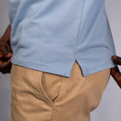 Elite Rugby Polo Light Blue