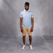 Elite Rugby Polo Light Blue