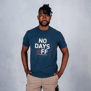 No Days Off T-Shirt Navy