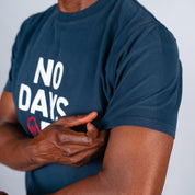 No Days Off T-Shirt Navy