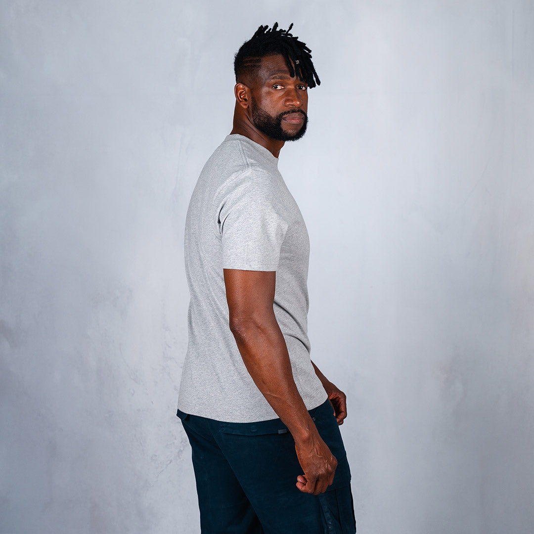 The Turbine T-Shirt S/Sleeve Grey Melange