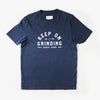 Keep On Grinding T-Shirt Navy