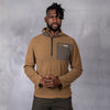 W.O.R.K 1/4 Zip Fleece Brown