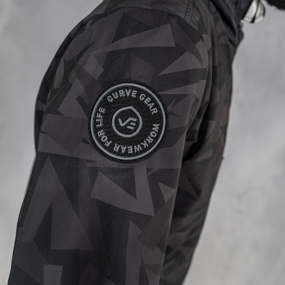 W.O.R.K Zip Up Waterproof Jacket Camo