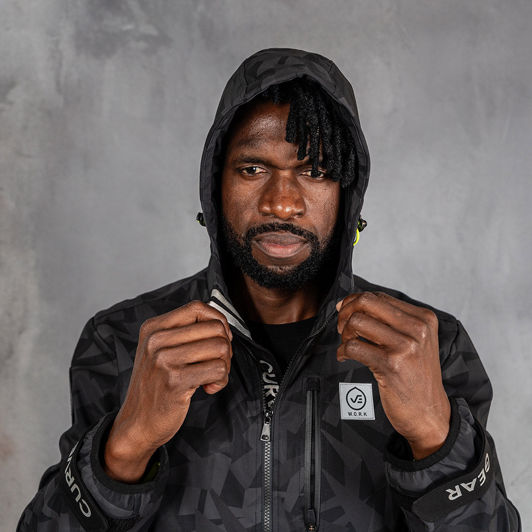 W.O.R.K Zip Up Waterproof Jacket Camo