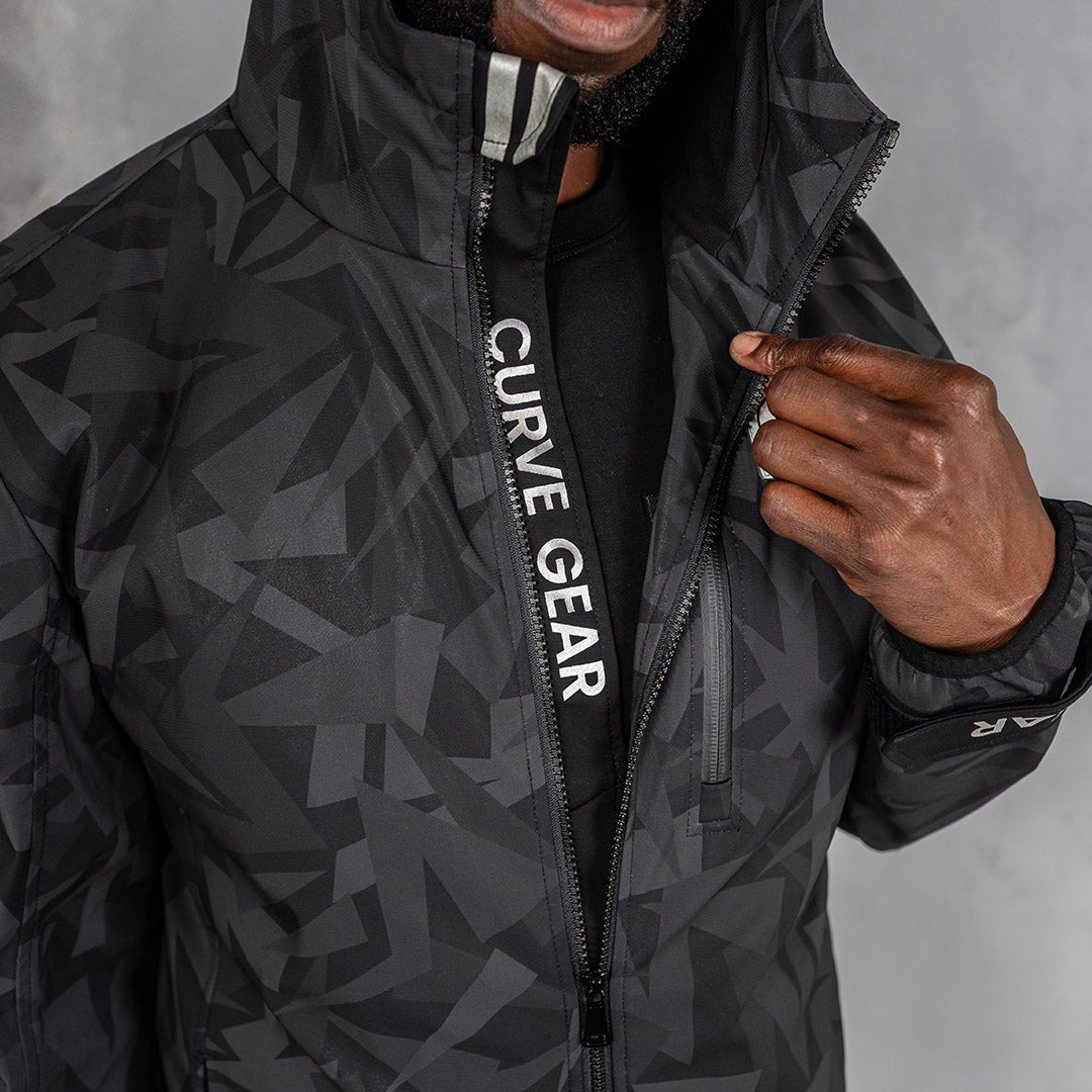 W.O.R.K Zip Up Waterproof Jacket Camo