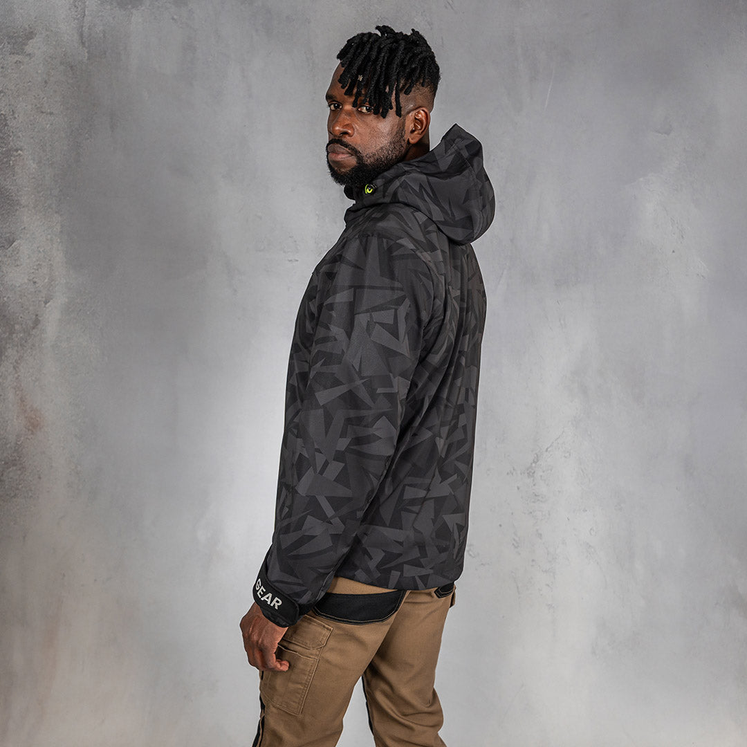 W.O.R.K Zip Up Waterproof Jacket Camo