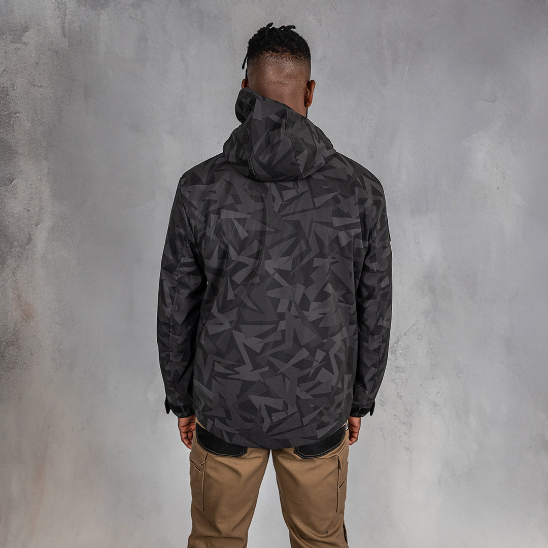 W.O.R.K Zip Up Waterproof Jacket Camo
