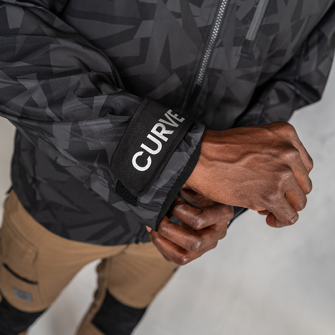 W.O.R.K Zip Up Waterproof Jacket Camo