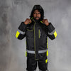 W.O.R.K High Vis Padded Jacket Yellow & Black