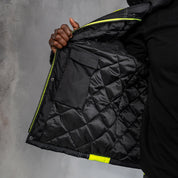 W.O.R.K High Vis Padded Jacket Yellow & Black