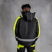 W.O.R.K High Vis Padded Jacket Yellow & Black