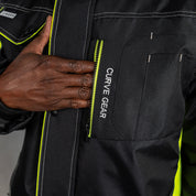 W.O.R.K High Vis Padded Jacket Yellow & Black