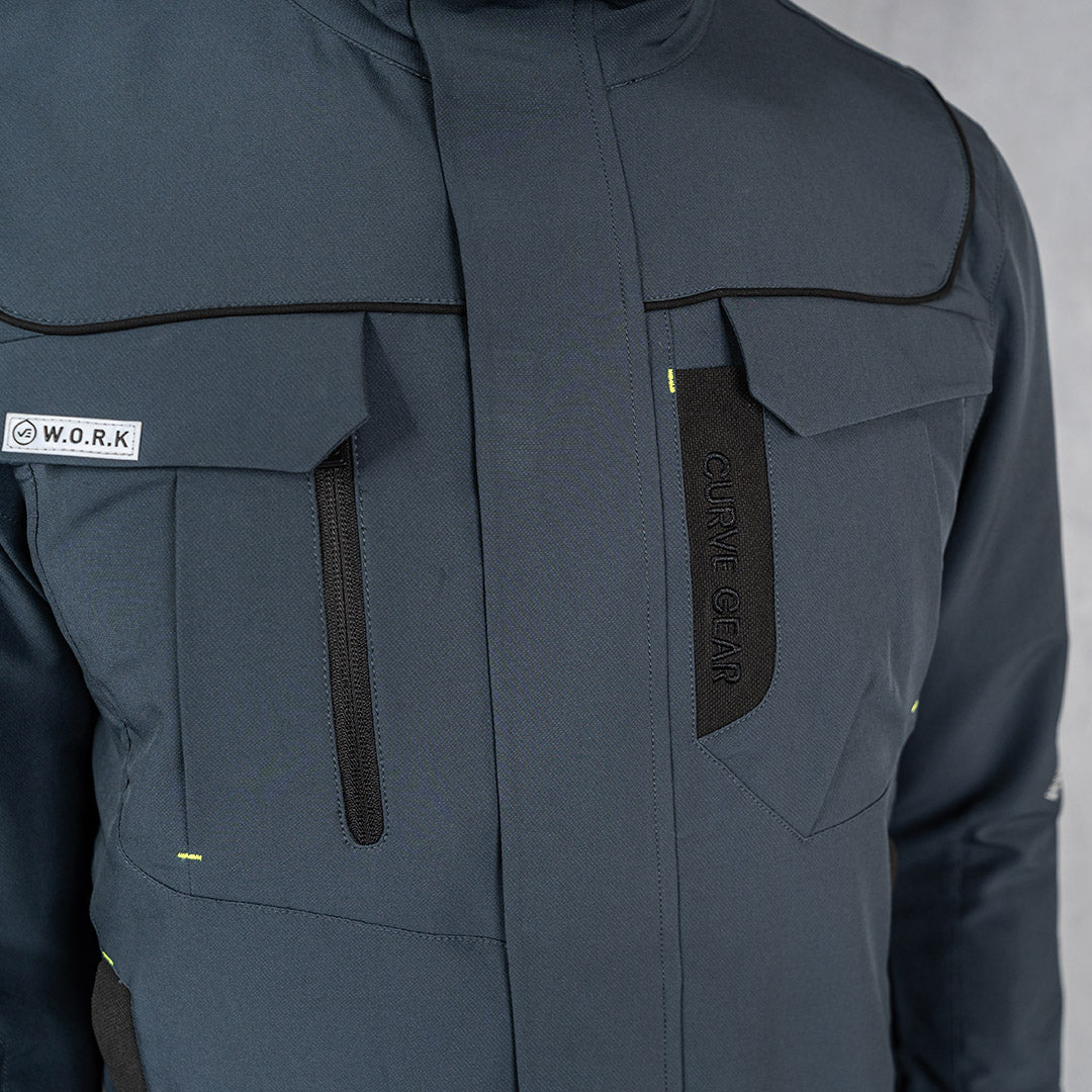 W.O.R.K Kinetic Stretch Jacket Grey