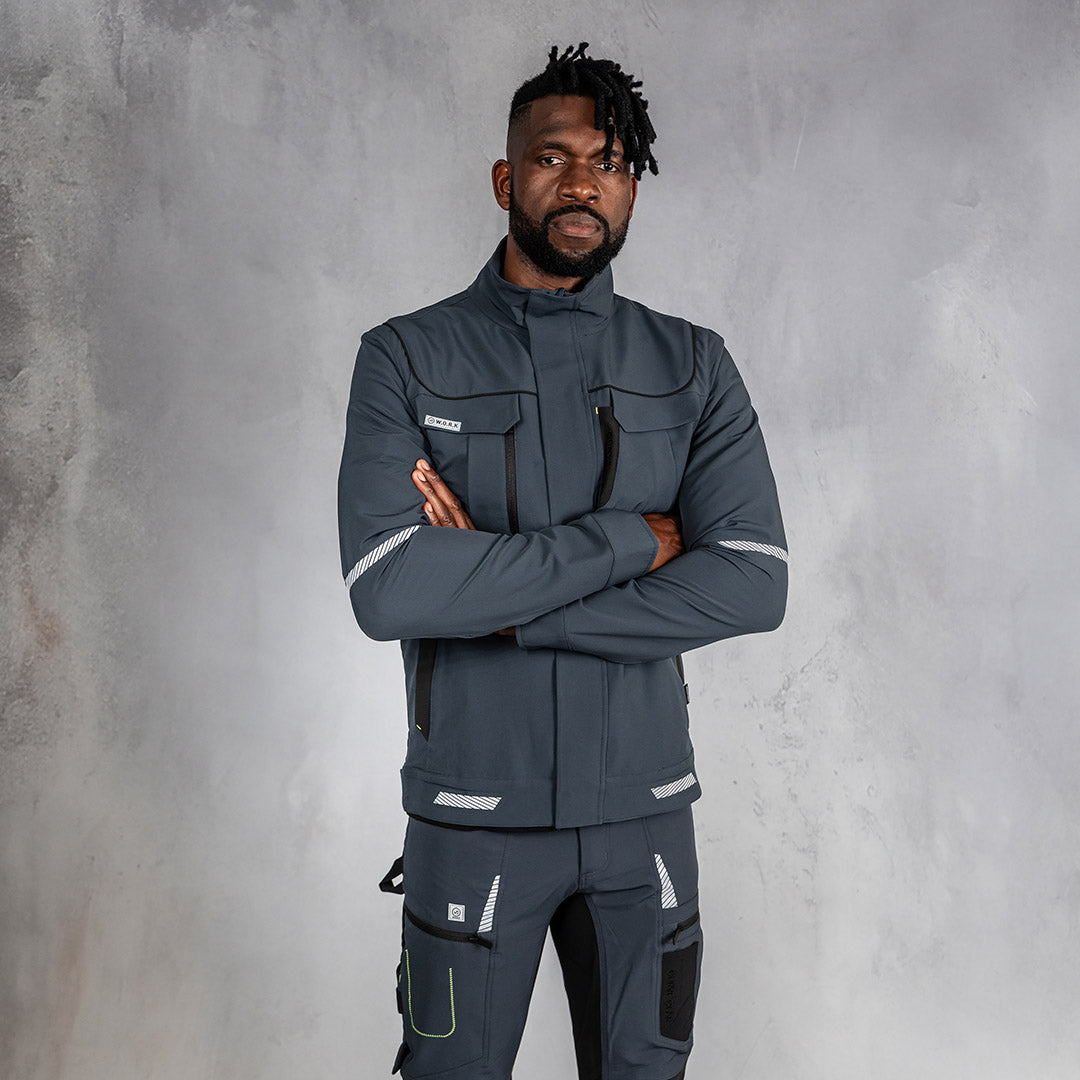 W.O.R.K Kinetic Stretch Jacket Grey