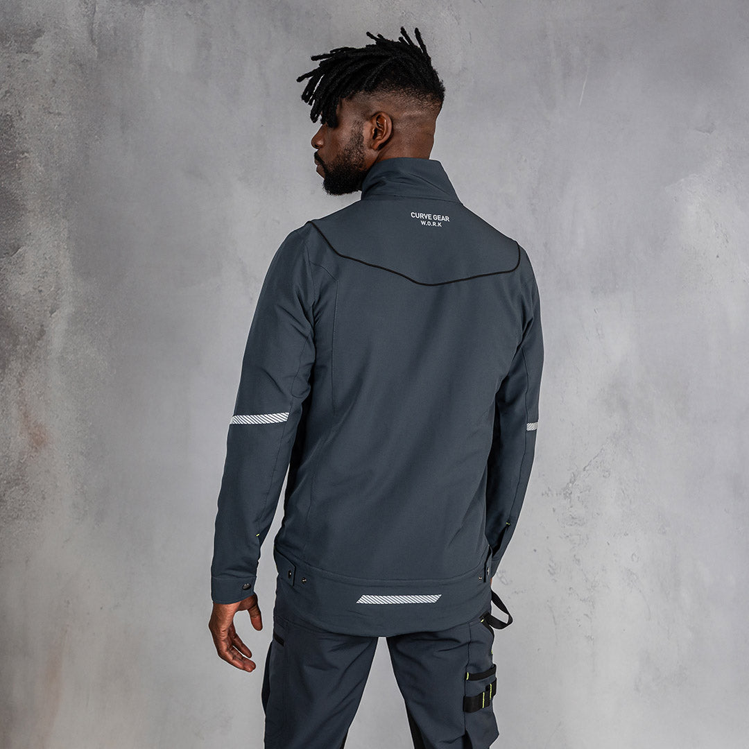 W.O.R.K Kinetic Stretch Jacket Grey