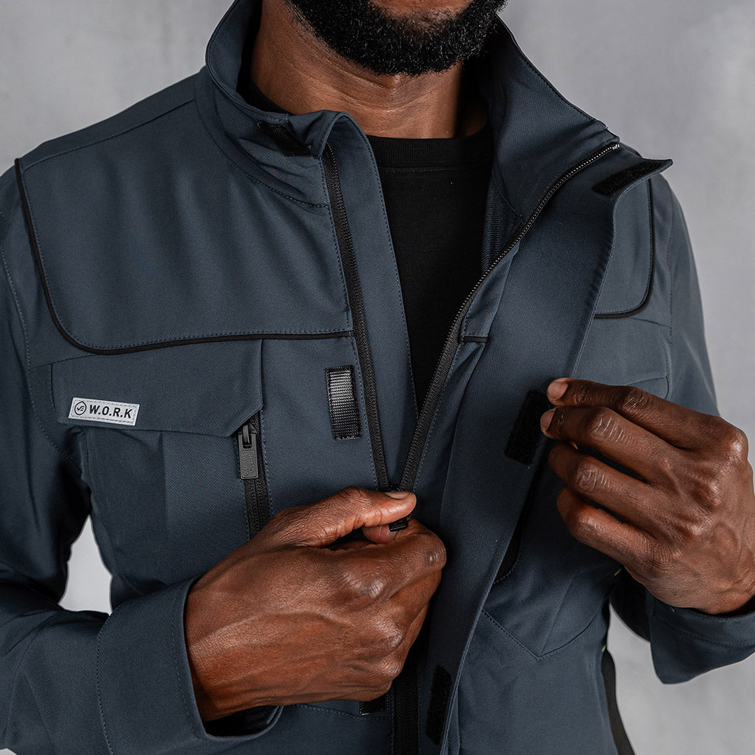 W.O.R.K Kinetic Stretch Jacket Grey