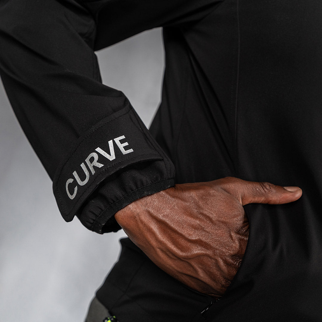 W.O.R.K Zip Up Waterproof Jacket Black