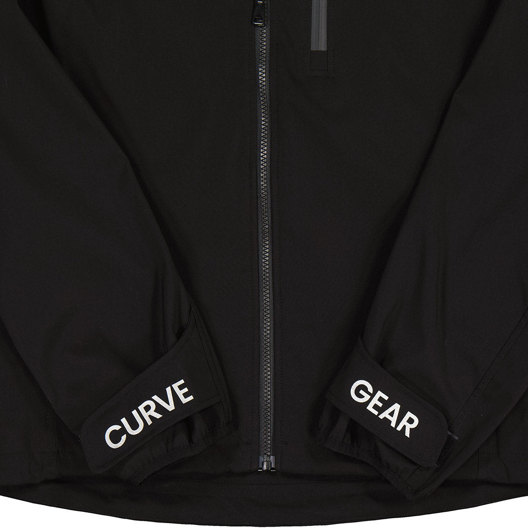 W.O.R.K Zip Up Waterproof Jacket Black