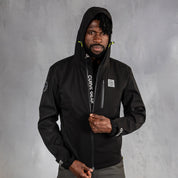 W.O.R.K Zip Up Waterproof Jacket Black