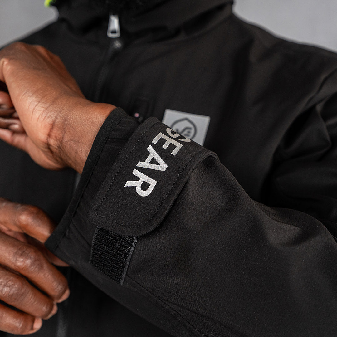 W.O.R.K Zip Up Waterproof Jacket Black