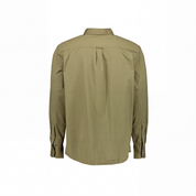 W.O.R.K Cotton Stretch L/Sleeve Shirt Olive