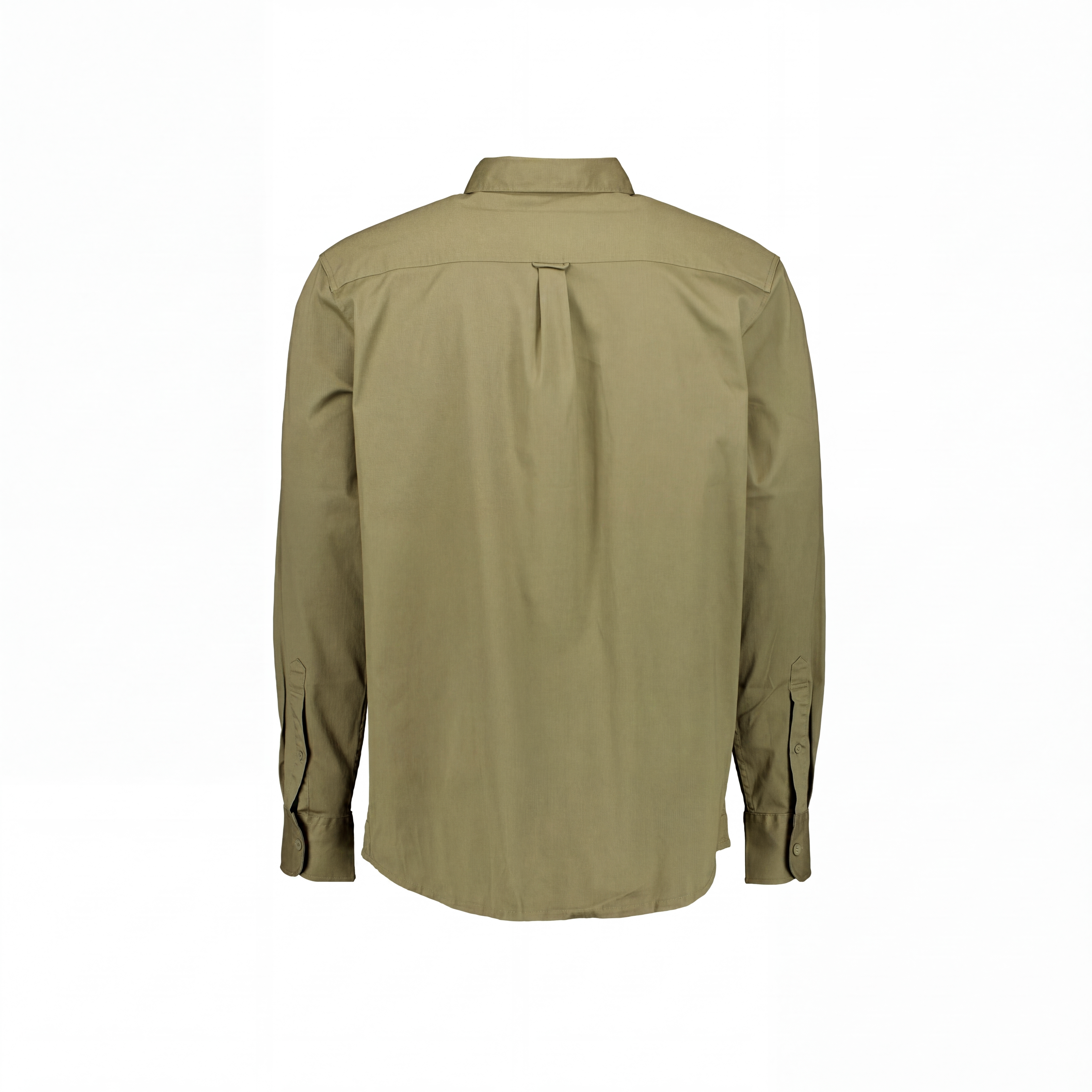 W.O.R.K Cotton Stretch L/Sleeve Shirt Olive