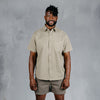W.O.R.K Cotton Stretch S/Sleeve Shirt Khaki