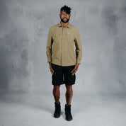 W.O.R.K Ripstop 4 Way Stretch L/Sleeve Shirt Khaki