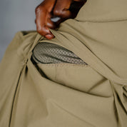 W.O.R.K Ripstop 4 Way Stretch L/Sleeve Shirt Khaki