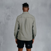 W.O.R.K Ripstop 4 Way Stretch L/Sleeve Shirt x Toyota Cheetahs Light Grey Green