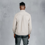 W.O.R.K Ripstop 4 Way Stretch L/Sleeve Shirt Stone